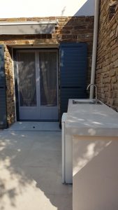 Chambre donnant sur la terrasse